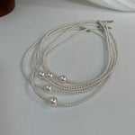 Pearl Bead Choker Necklace