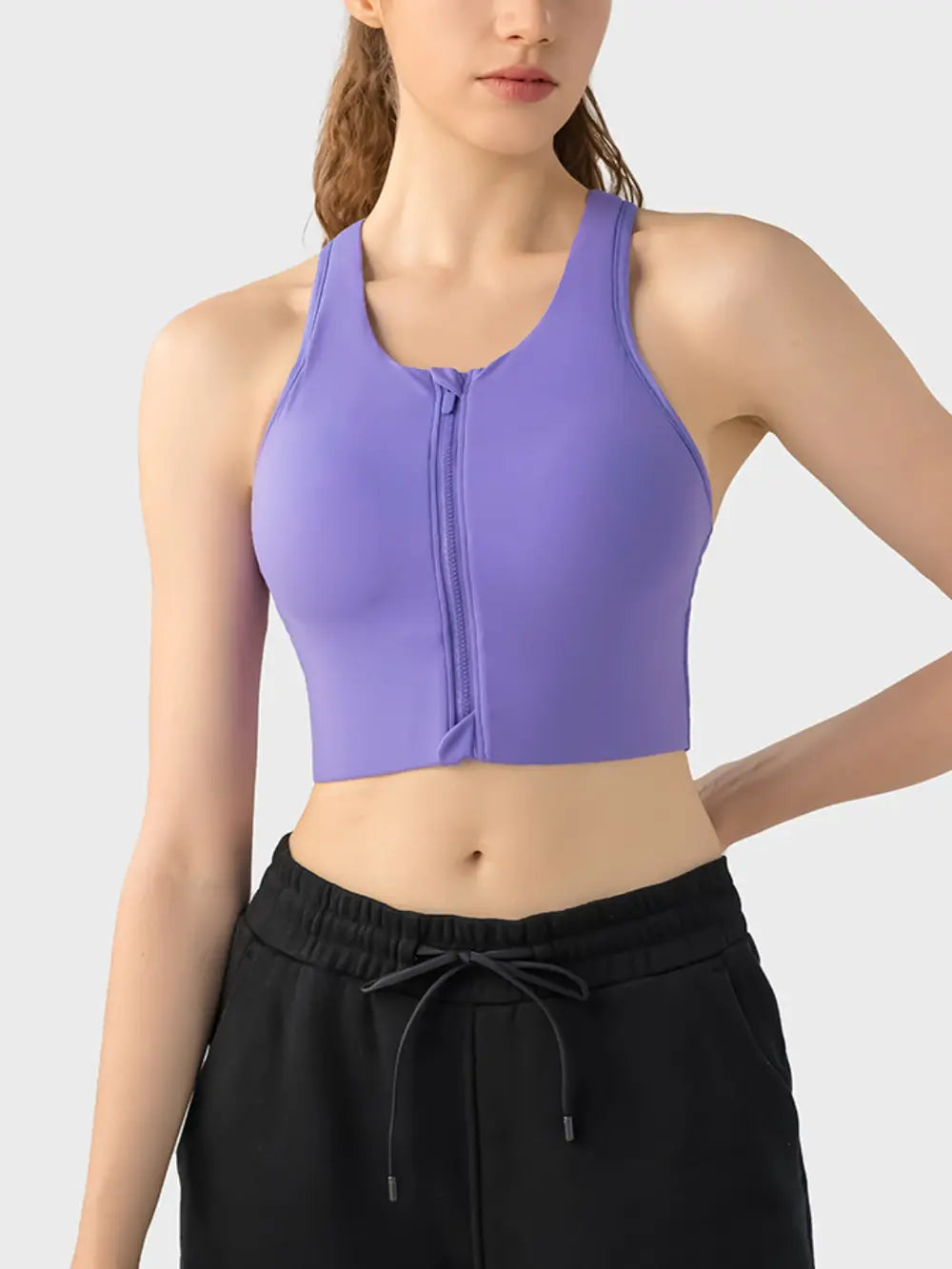 Millennia Wide Strap Sport Bra - Ladyez