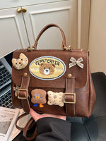 Bear Decor Backpack Bag