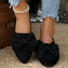 Bow Point Toe Slip-Ons