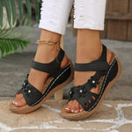 Open Toe Wedge Sandals