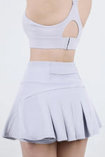 High Waist Pleated Active Skirt - Ladyez