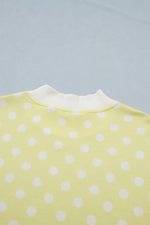 Polka Dot Short Sleeve Top and Shorts Set