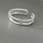 925 Sterling Silver Open Ring