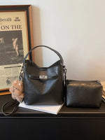 Buckle Leather Crossbody Bag
