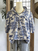 Printed Half Sleeve Blouse