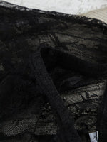 Lace Tube Top & Cardigan and Shorts Three-Piece Lounge Set