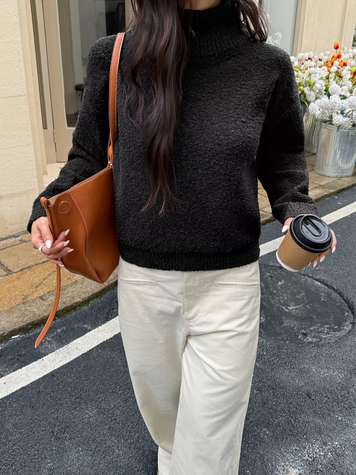 Turtleneck Long Sleeve Sweater