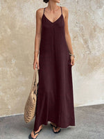 V-Neck Maxi Cami Dress