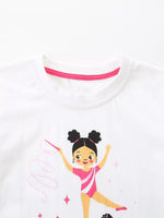 Children's Rhythmic Gymnastics Print T-Shirt