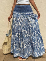 Paisley Print Maxi Skirt