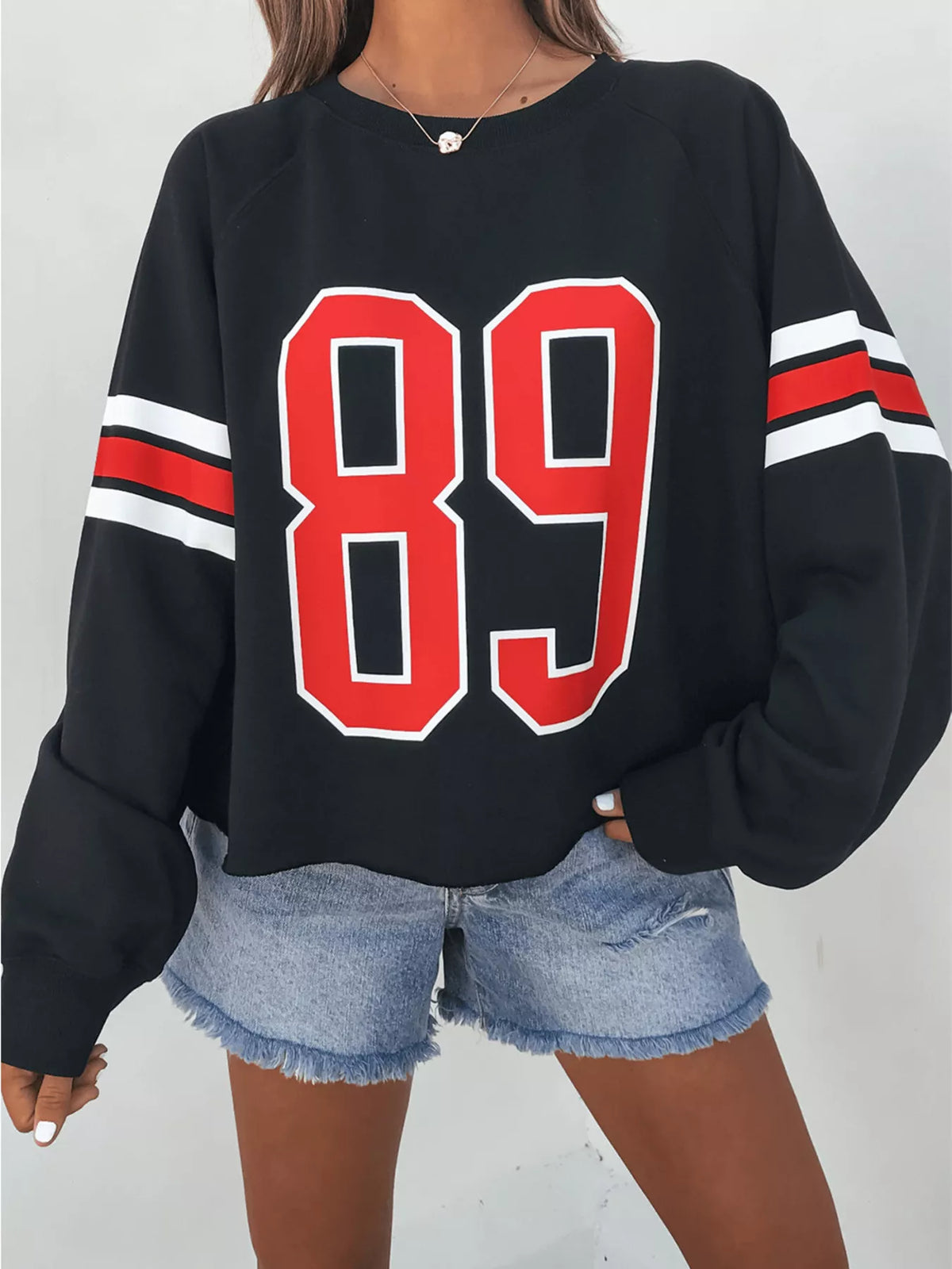 Number 89 Long Sleeve Sweatshirt