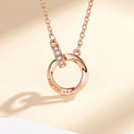 18K Rose Gold-Plated 925 Sterling Silver Necklace