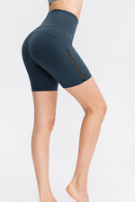 Wide Waistband Sports Shorts - Ladyez