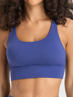 Millennia Crisscross Scoop Neck Active Tank - Ladyez