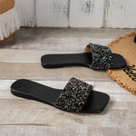 Open Toe Rhinestone Sandals