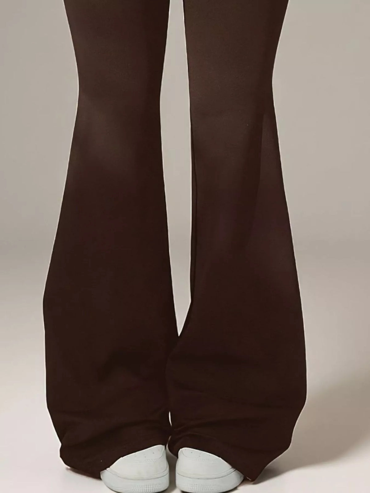 High-Waisted Polka Dot Flare Pants