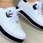 Lace Up Platform Sneakers