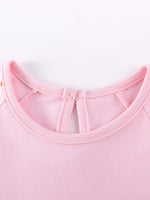 Children's Cherry Short Sleeve Casual Dress