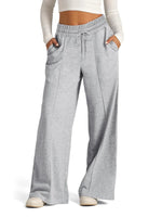 Full Size Drawstring Relaxed Fit Wide Leg Pants Plus Size