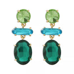 Alloy Geometric Dangle Earrings