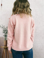 Flower Button Up Long Sleeve Cardigan