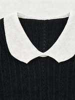 Peter Pan Collar Short Sleeve T-Shirt