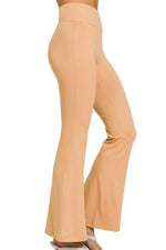 Zenana Buttery Soft Flare Leg High Waist Yoga Pants - Ladyez
