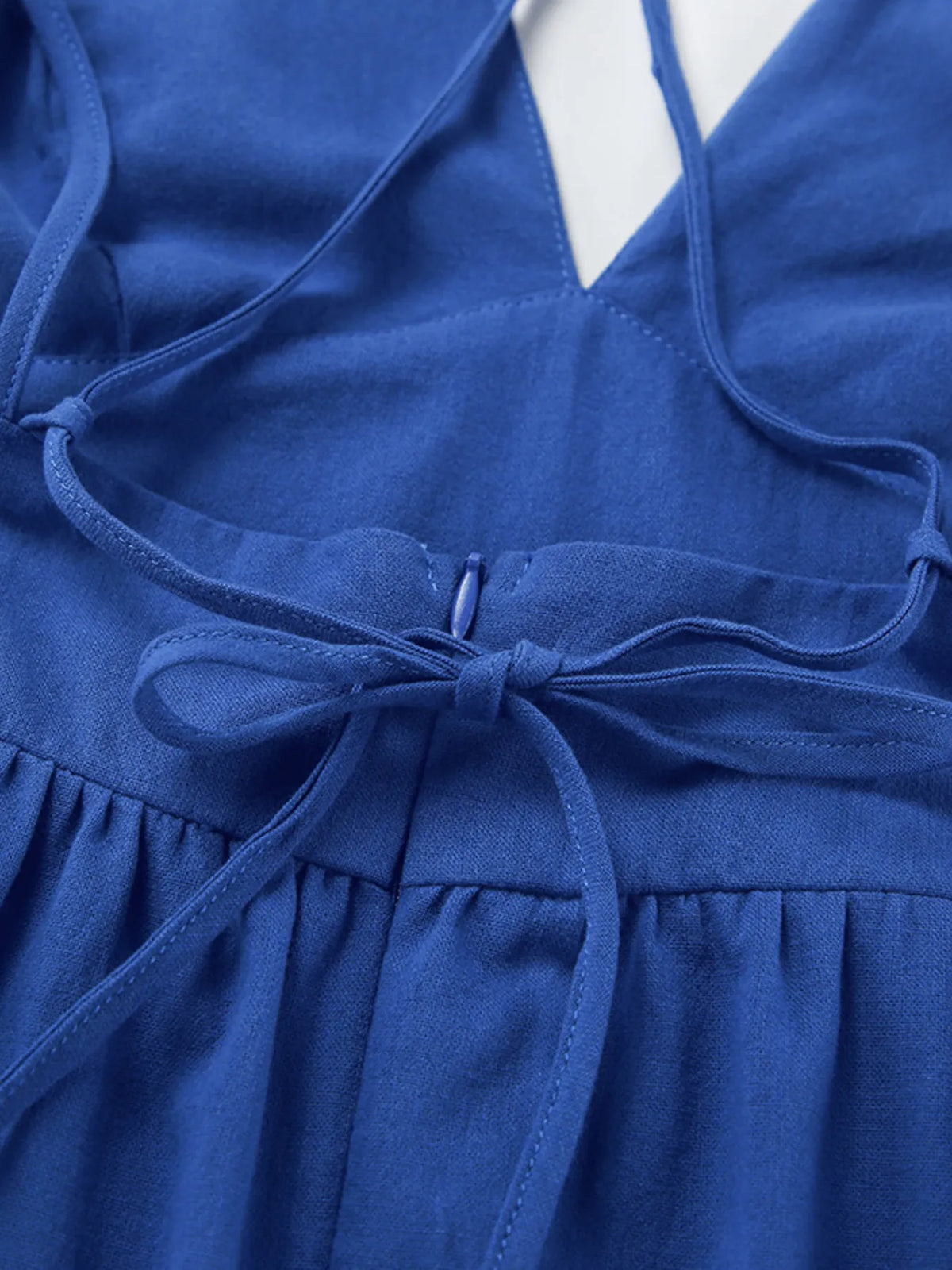 V-Neck Tiered Maxi Cami Dress - Ladyez