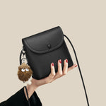 Leather Flap Crossbody Bag