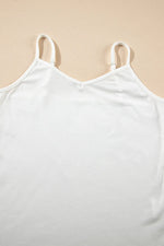 V-Neck Cami and Round Neck Short Sleeve Cover Up Set