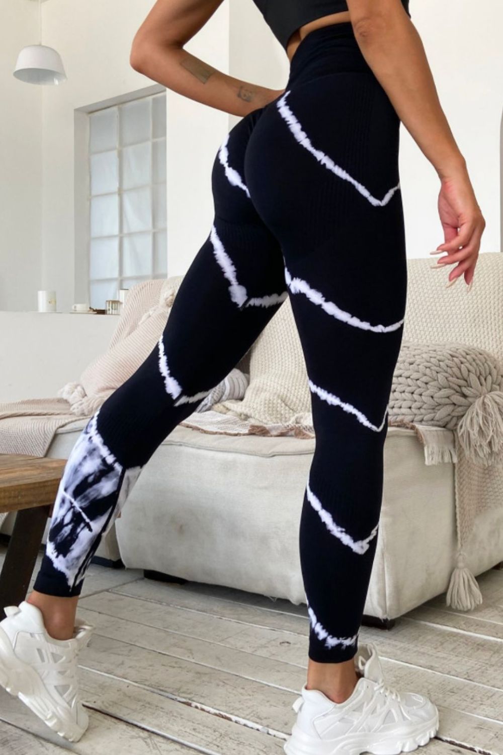 Slim Fit High Waist Long Active Pants - Ladyez