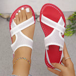Crisscross Mesh Sandals
