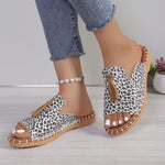 Tassel Detail Open Toe Sandals