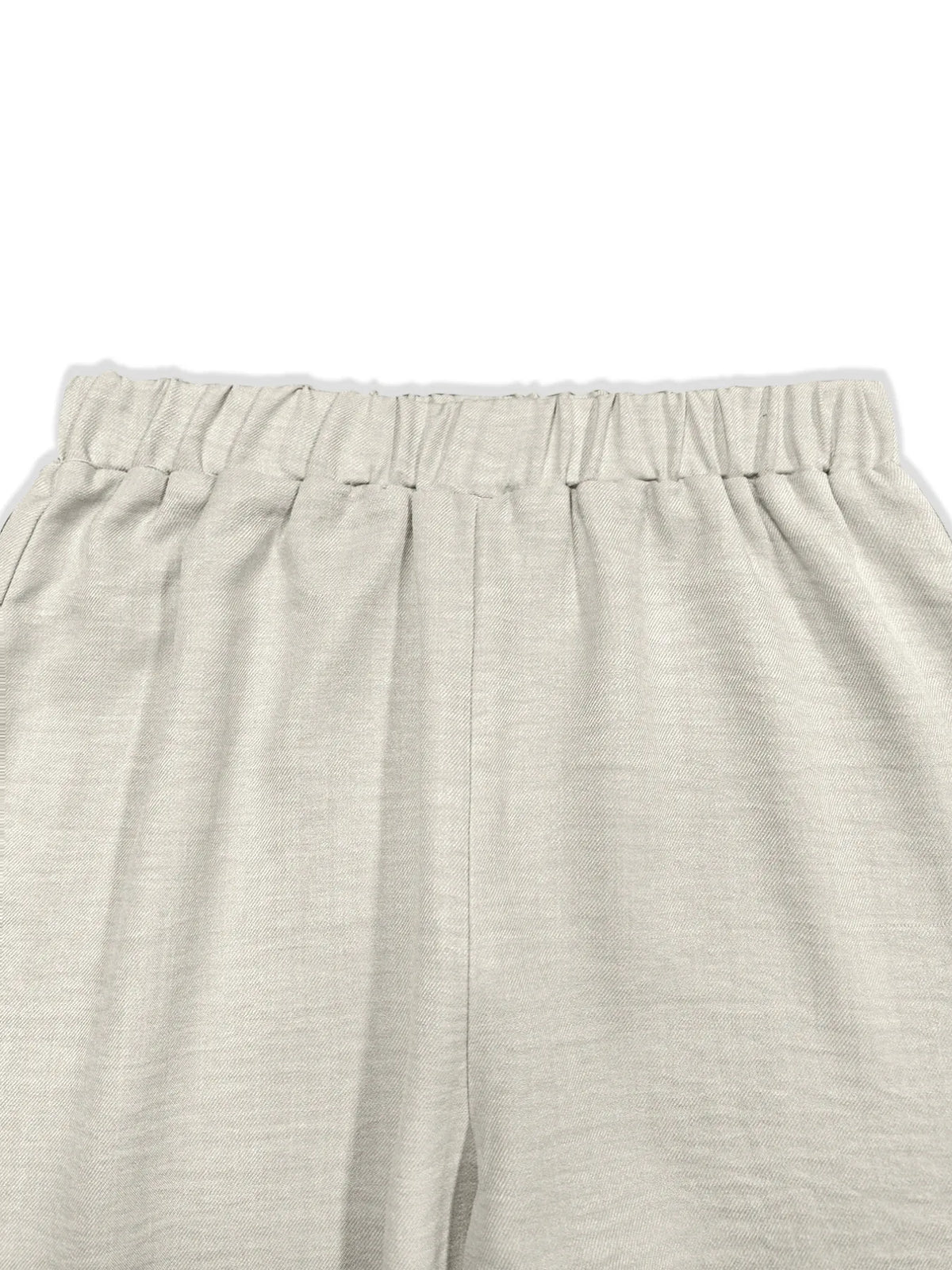 Plus Size Button-Down Shirt and Wide-Leg Pants Set