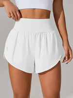 Pocketed High Waist Active Shorts - Ladyez