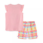 Children's Jolly Jellyfish Embroidered Top and Shorts Set