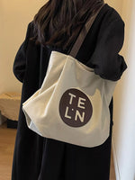 Contrast Canvas Shoulder Bag