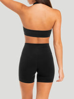 Halter Neck Cami and Shorts Active Set - Ladyez