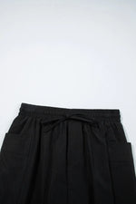 Cargo Pocket Elastic Waist Active Casual Skort - Ladyez
