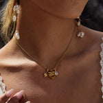 18K Gold-Plated 'Mom' Heart Necklace