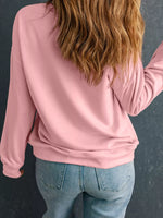 Christmas Tree Graphic Long Sleeve Sweatshirt