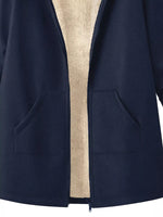 Fleece-Lined Zip Up Hooded Outerwear