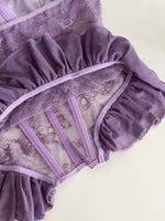 Butterfly Lace Tube Top