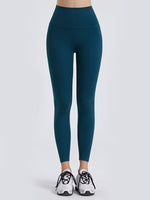 Wide Waistband Sports Leggings - Ladyez