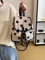 Polka Dot Backpack Bag