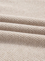 Color Block Knit Striped Sleeve Detail Casual Sweater