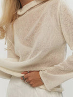 Mock Neck Long Sleeve Sweater