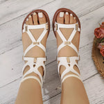 Lace-Up Open Toe Sandals