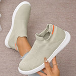 Breathable Knit Slip-Ons